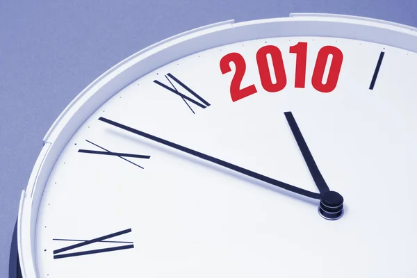 stock image Clock Face and 2010