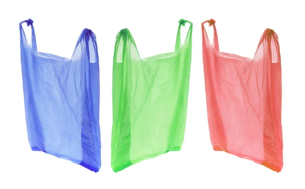 Пластиковые сумки для покупок — стоковое фото