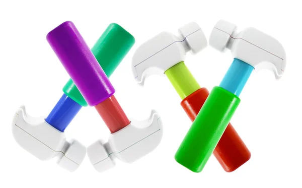 Plastic Toy Hammers — Stock Photo, Image