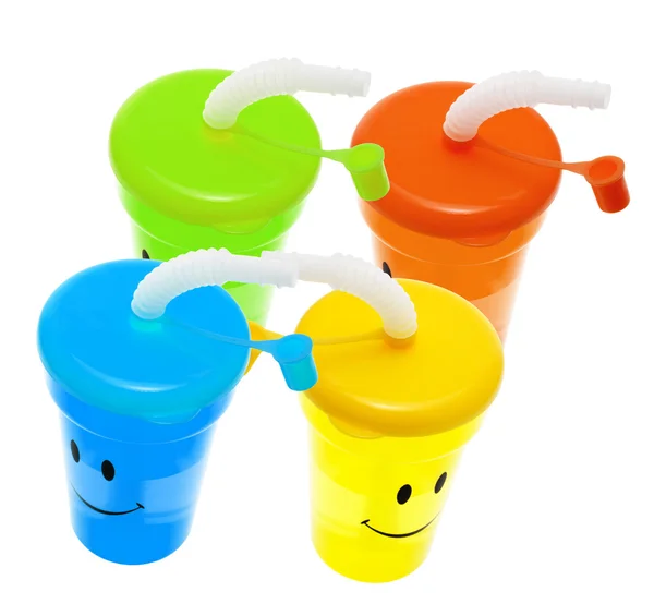 Plastové sací poháry — Stock fotografie