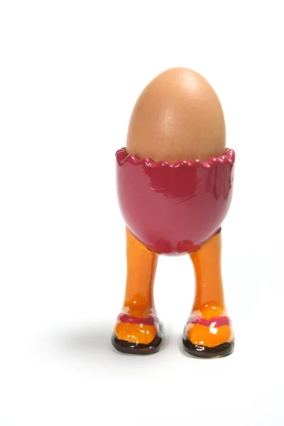 달걀 컵 다리 — 스톡 사진