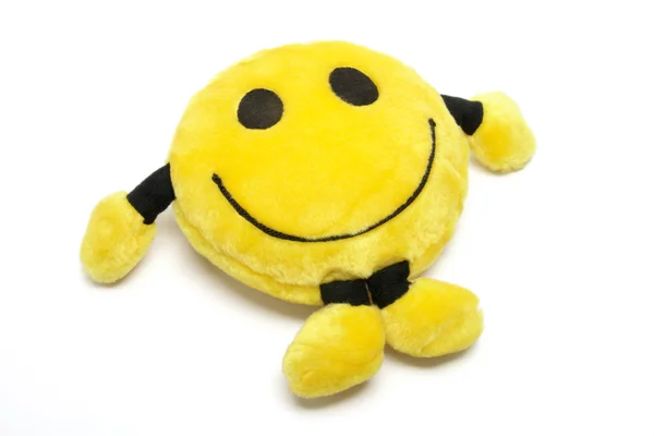 Smiley yumuşak oyuncak — Stok fotoğraf