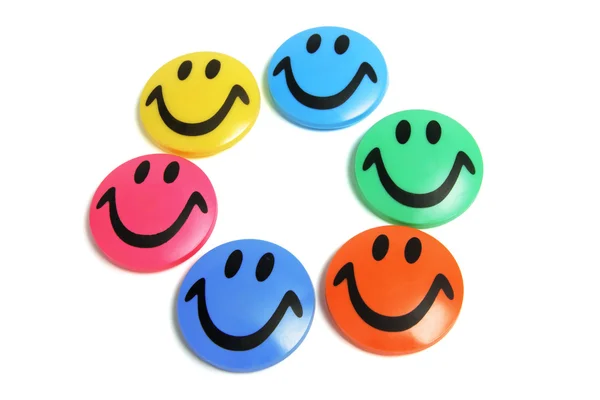 Smiley Fridge Magnets — Stock Photo, Image