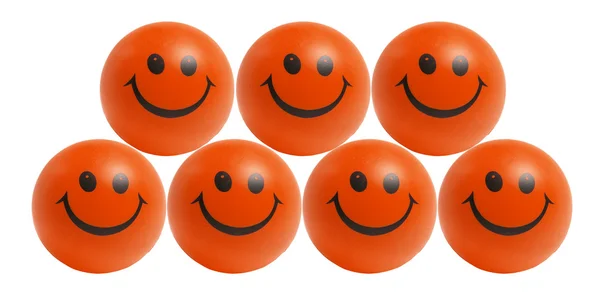 Smiley balslábios com candyes — Fotografia de Stock