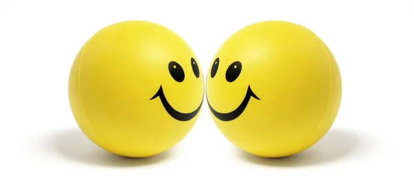 Bolas sorridentes — Fotografia de Stock
