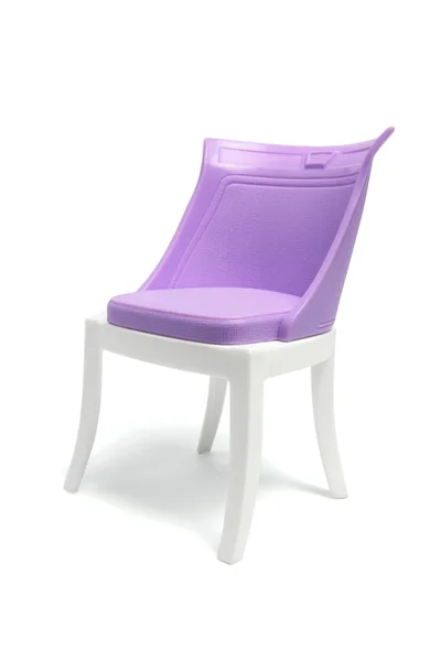 Miniaturní plastové židle — Stock fotografie