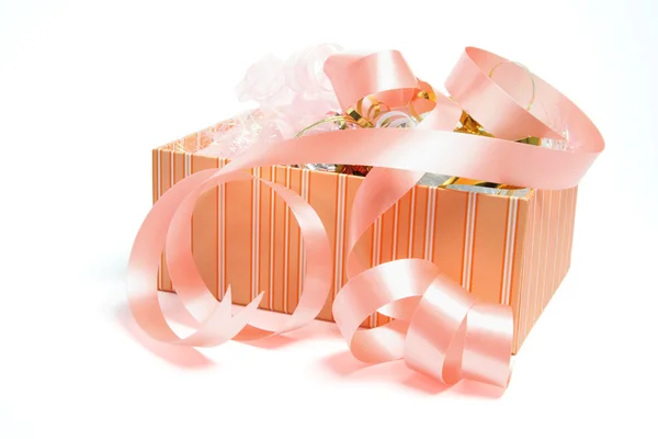 Box of Gift Ribbons — Stock Photo, Image