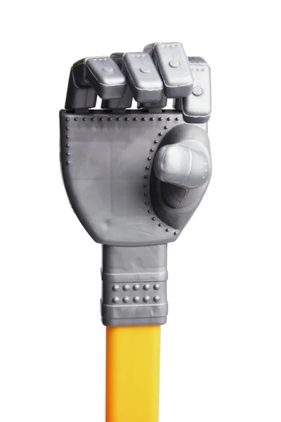 Speelgoed robot hand — Stockfoto
