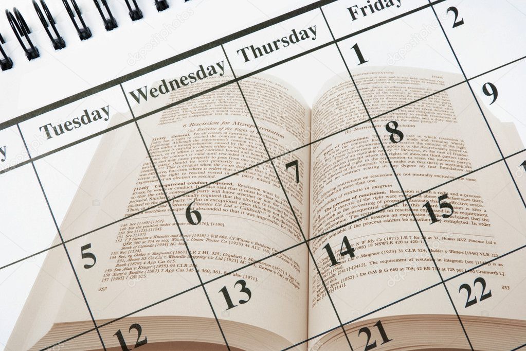Calendar and Book