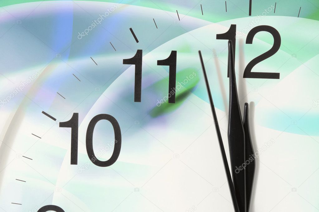 Close-up of Clock Counting Down