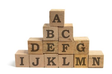 Stack of Wooden Blocks clipart