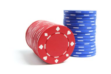 Poker çipleri yığını