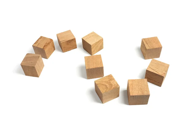 Stacks of Wooden Blocks — Stock Photo, Image