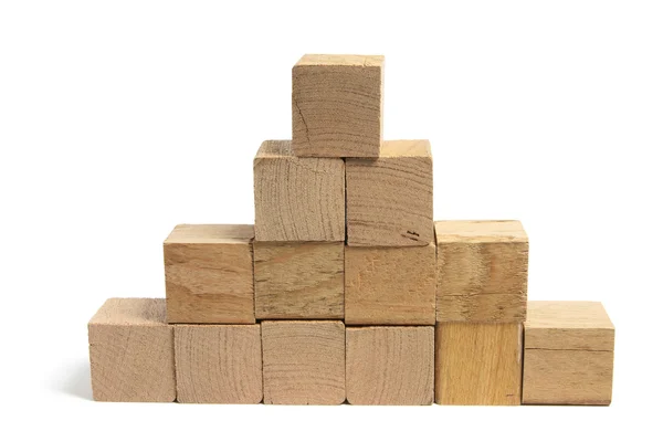 Empilements de blocs en bois — Photo