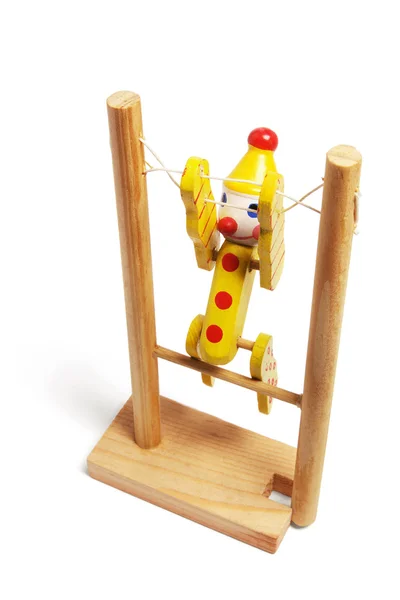 Zabawki drewniane dom — Zdjęcie stockowe
