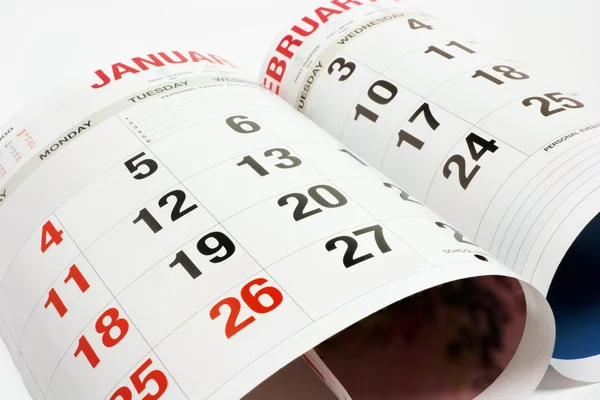 Reloj y calendario Páginas —  Fotos de Stock