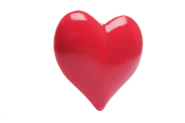 Czerwony miłość serca — Zdjęcie stockowe