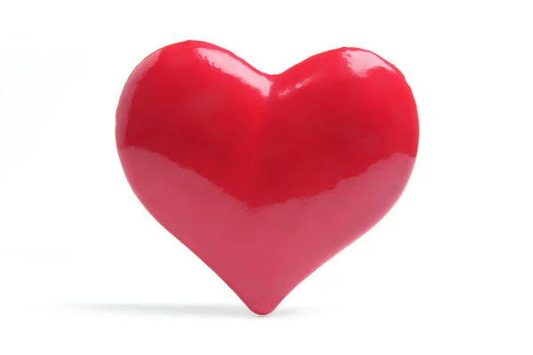 Czerwony miłość serca — Zdjęcie stockowe
