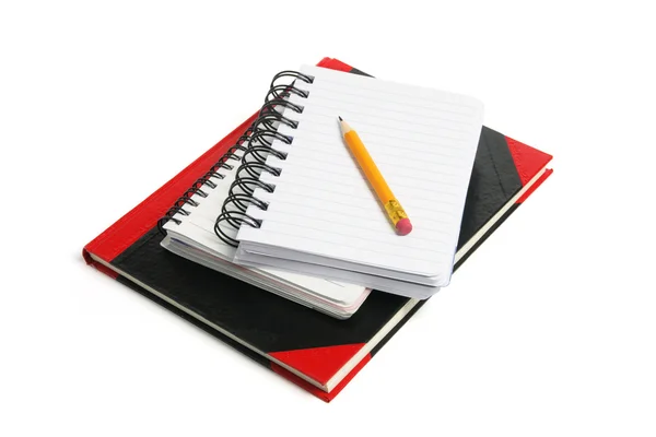 Pen en schrijfblok — Stockfoto