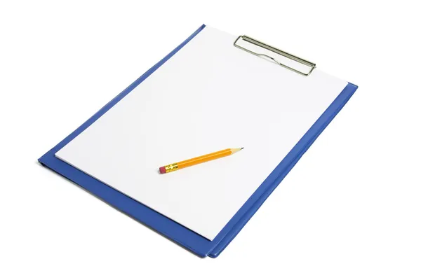 Yazı defteri ve kalem — Stok fotoğraf