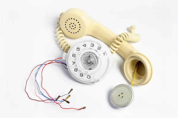 Uszkodzony telefon — Zdjęcie stockowe