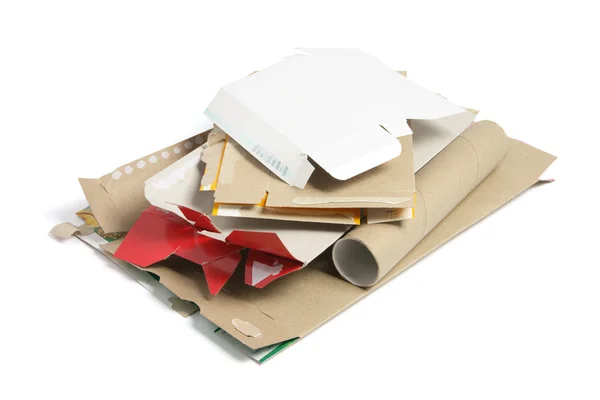 Papierzuschnitte für das Recycling — Stockfoto