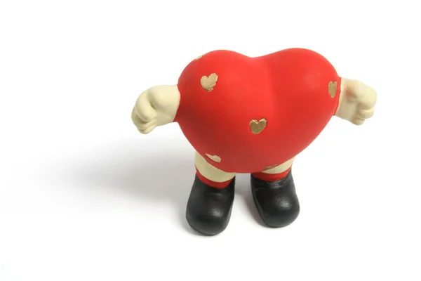 Láska srdce figurka — Stock fotografie