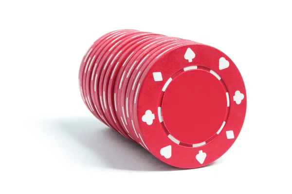Pila de fichas de póquer —  Fotos de Stock