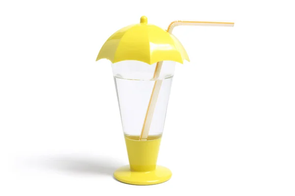 Plastic Straw Cup — Stock Photo, Image
