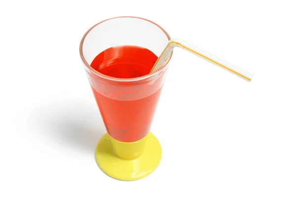 プラスチック製のカップの清涼飲料 — ストック写真