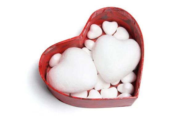 Love Hearts in Gift Box — Stock Photo, Image