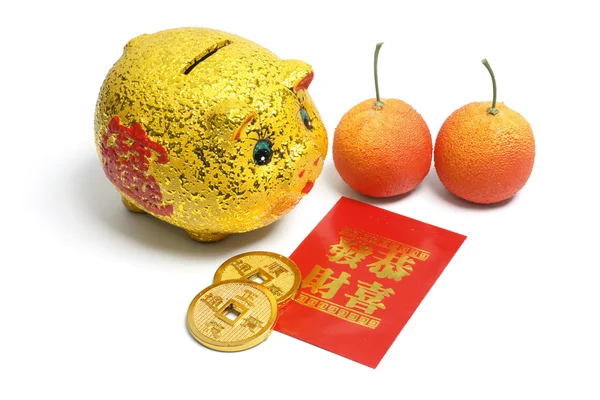Decoraciones de año nuevo chino — Foto de Stock