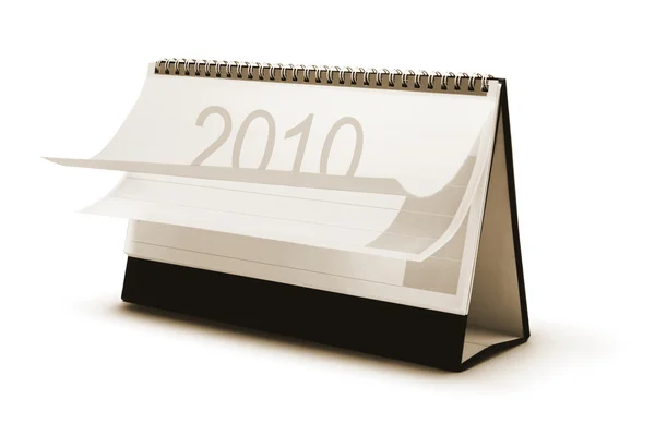 Calendário de mesa 2010 — Fotografia de Stock