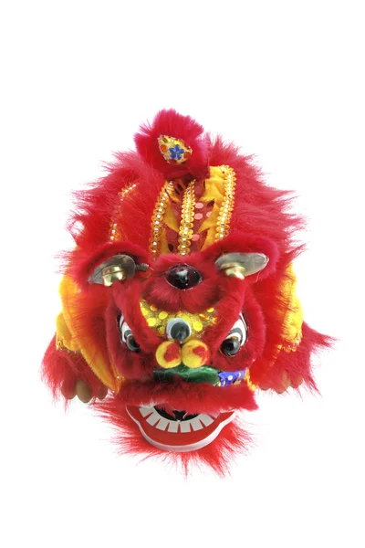 Китайские танцы льва — стоковое фото