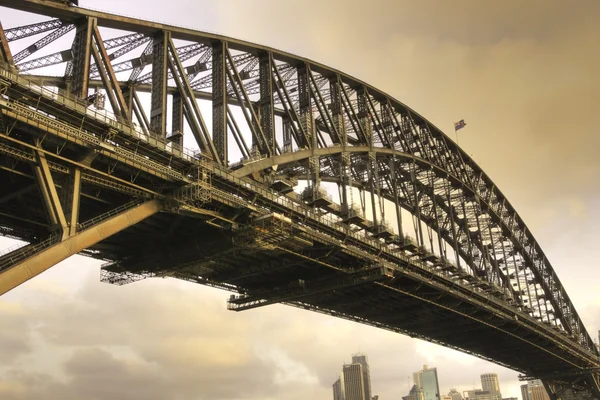 オーストラリアのシドニー港橋です ストック写真