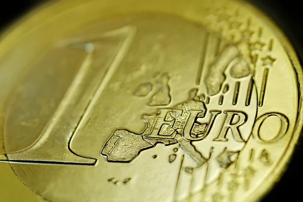 Монета евро 2 — стоковое фото