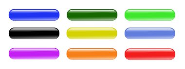 Glass Buttons clipart