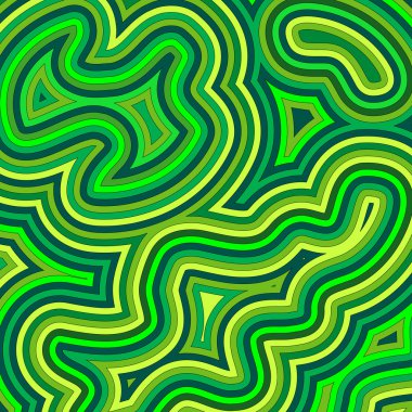 Swirly Shades of Green clipart