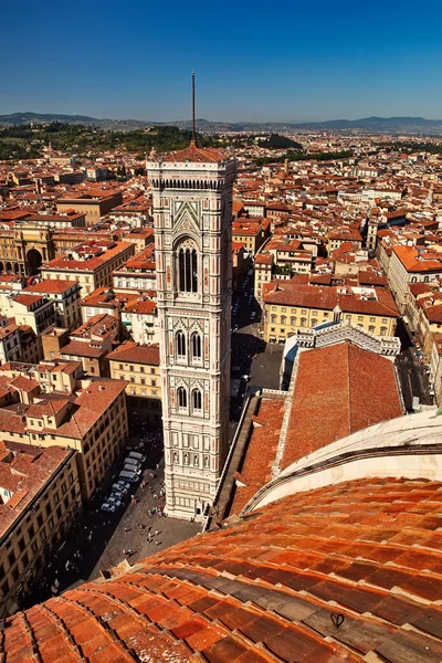 Bell tower katedrála, Florencie. — Stock fotografie
