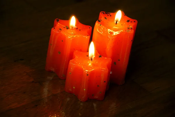 Burning candles — Stock Photo, Image