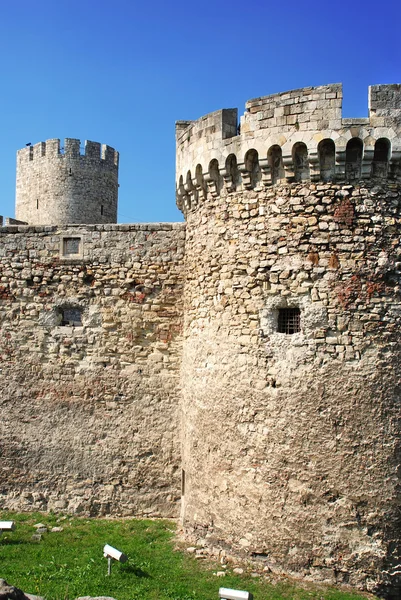 Tower of stone fortress in Belgrade — Stock Photo, Image