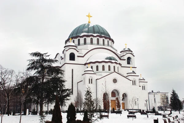Orthodox church in Belgrade — Stock Photo, Image