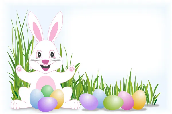复活节兔子 免版税图库矢量图片