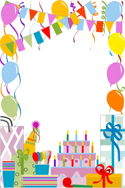 Fête d'anniversaire — Image vectorielle