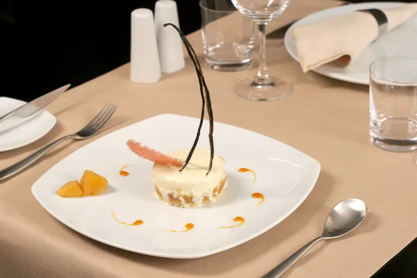 Artistieke dessert — Stockfoto