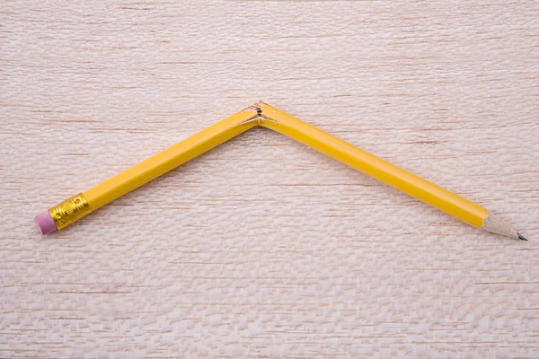 Broken pencil — Stock Photo, Image