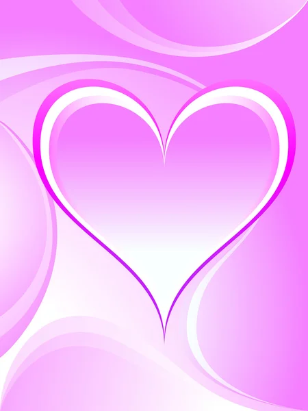 Romantik Kalp arka plan — Stok fotoğraf