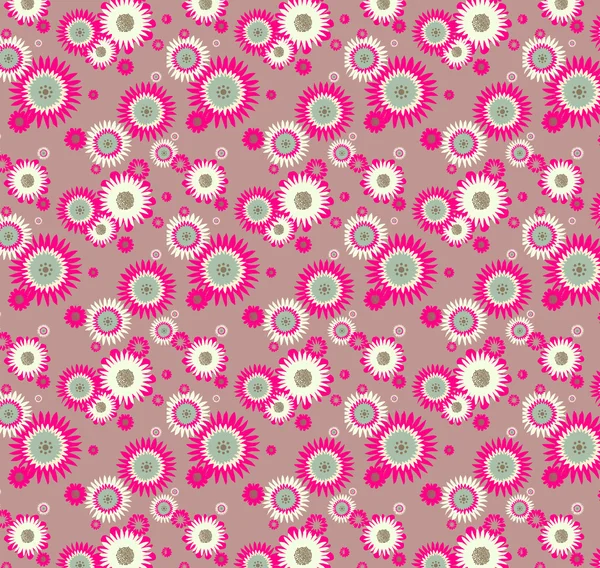 Fond abstrait des fleurs — Image vectorielle
