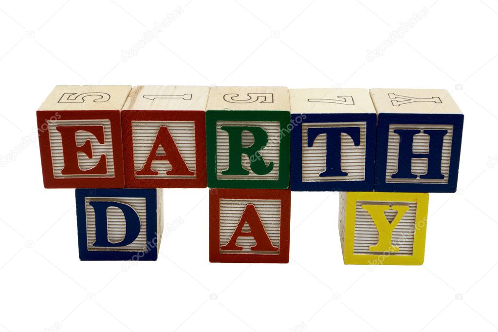 Earth Day Toy Blocks