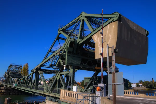 Delta Bridge Walnut Grove Hdr — Stockfoto